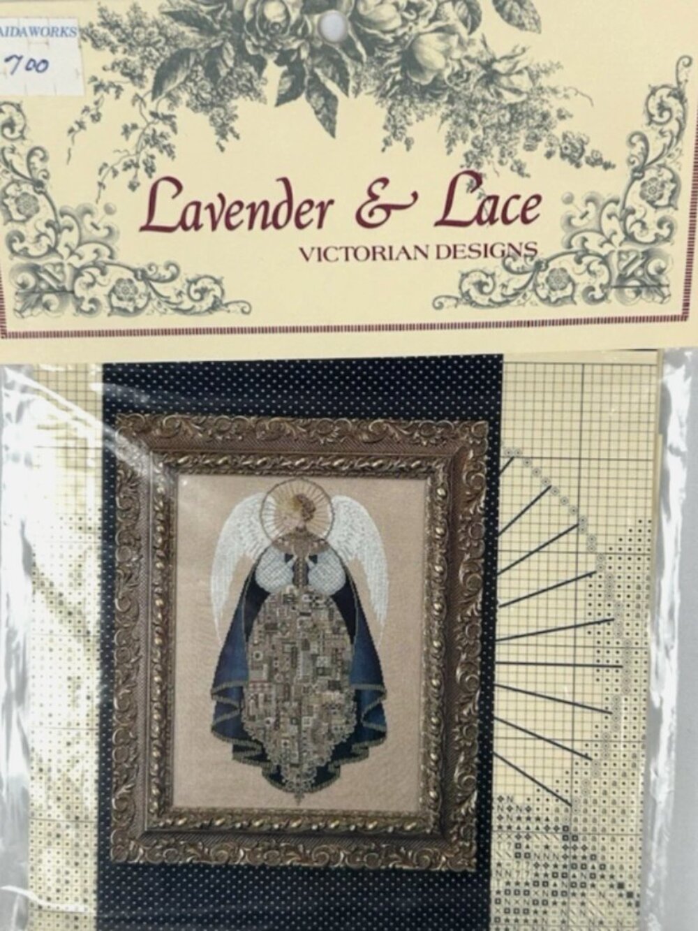 NEW Lavender & Lace Angel Of Love 1993 Cross Stitch Pattern